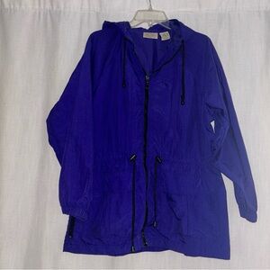 VINTAGE St Johns Bay Jacket Women’s S/M Purple Windbreaker  90s